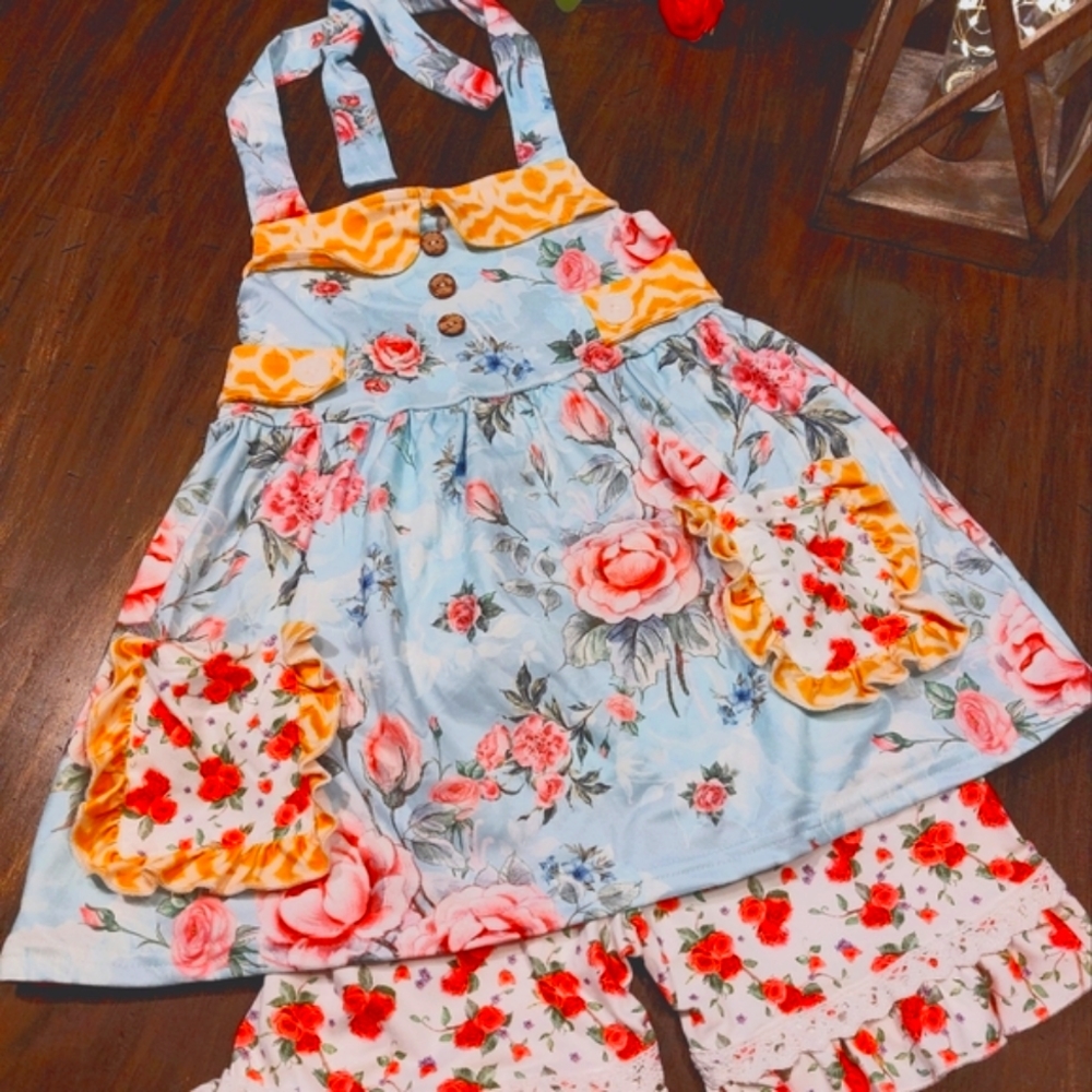Girls Dress Set